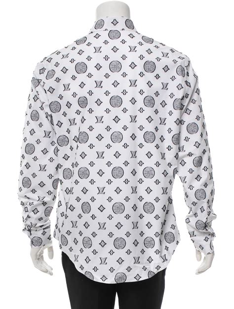 louis vuitton button down shirts|louis vuitton monogram shirt.